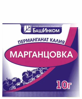 Марганцовка (перманганат калия 40%) 10 г (Башинком, РФ), РФ