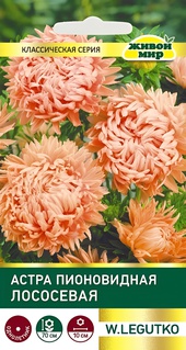 Астра Пионовидная лососевая (W. Legutko) 0,3 г, РБ