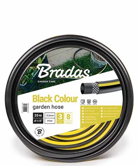 Шланг садовый армир "BLACK COLOUR" 1/2" 30м, РФ