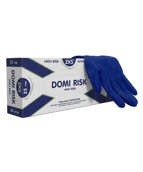 Перчатки латекс. прочн. M (1 пара) Domi Risk, Малайзия