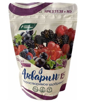 Удобрение для плодово-ягодных водораств. "Акварин 15" 0,5 кг, РФ