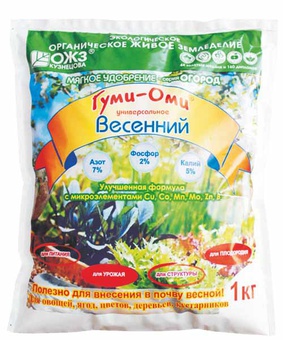Гуми-Оми Весенний порошок 1кг (Башинком, РФ), РФ
