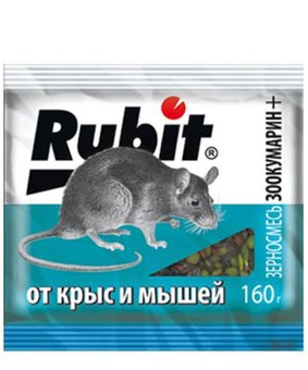 Зерновая смесь Рубит Зоокумарин 160г, РФ