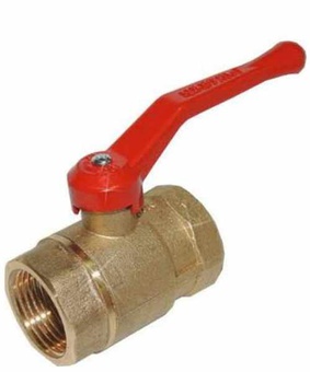 Кран шаровой станд. проход, две внутр. резьбы 3/4", Беларусь