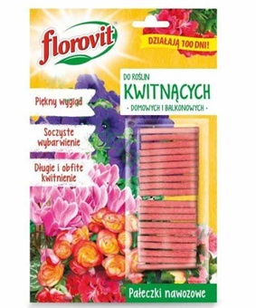 Палочки удобрительные Флоровит для Цветущих 20 шт, Польша