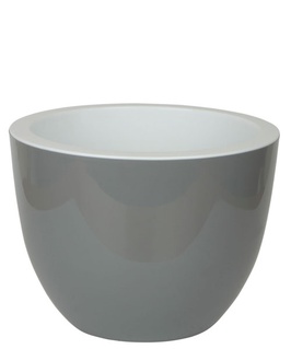 Горшок Орион 20, 3,5 л серый муссон cо вставкой, РФ