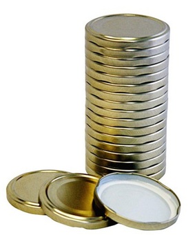 Упаковка 20 шт крышка твист металл. винт. "Золото" (82 мм), РФ