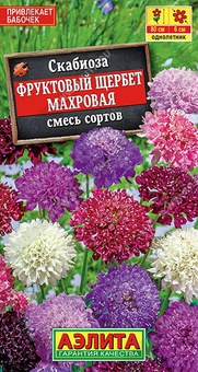 Скабиоза Фруктовый щербет махровая смесь 0,1 г, РФ