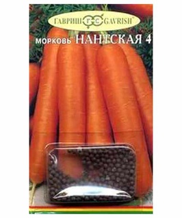 Морковь гран. Нантская 4, 300 шт, РФ