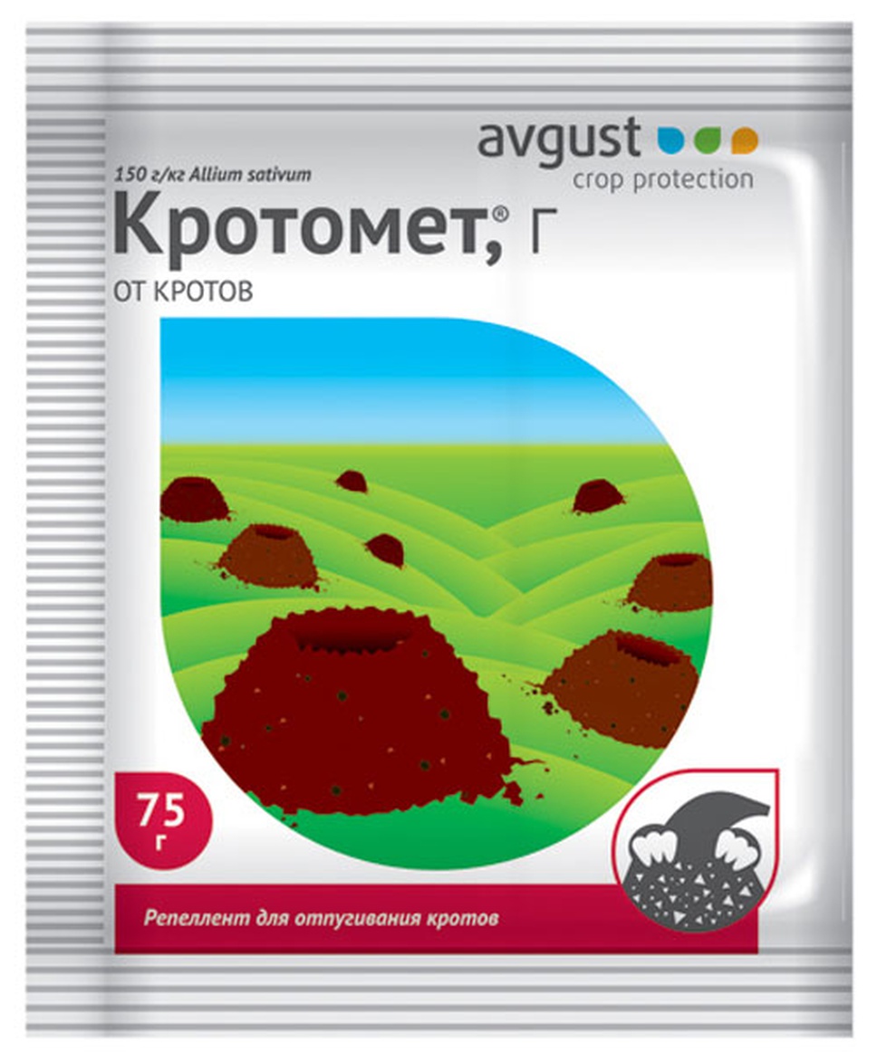 Купить средство от вредителей растений Кротомет 75 г, РФ по цене 2.92 ...