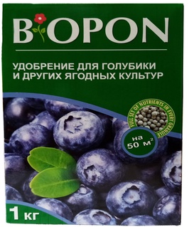 Биопон удобрение минер. для ГОЛУБИКИ 1,0 кг, Польша