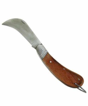 Нож садовый средний НС-2 нерж. сталь, блистер, РФ