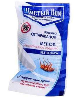 Чистый Дом Мелок от тараканов 20 гр, РФ