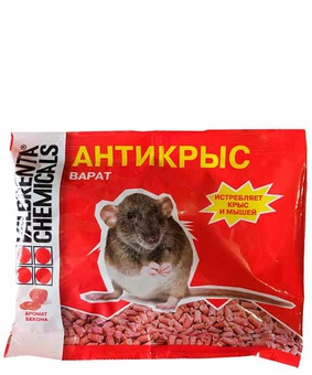 Родентиц. ср-во Варат Г (антикрыс) бекон 100г, РФ