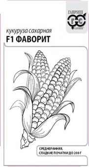 Кукуруза Фаворит сахарная 5 г (б/п), РФ