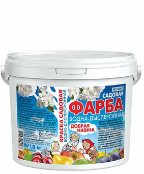 Краска садовая водно-дисперсионная для дер. Экосил 1 кг, Беларусь