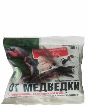Рембек от медведки/ проволочника гранулы 100г, РФ