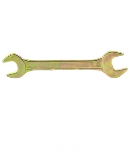 Ключ рожковый 17 х 19 мм желтый цинковый, Индия