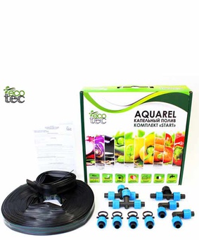Капельный полив Aquarel комплект "Start" лента 40м, Китай