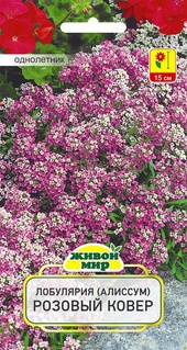 Лобулярия (Алиссум) Розовый ковер (W. Legutko), 0,3 г, РБ