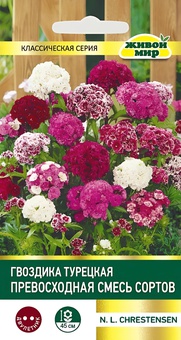 Гвоздика турецкая Превосходная махр. смесь (N.L.Chrestensen) 0,3 г, РБ