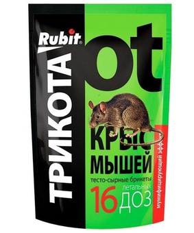 Тесто-сырный брикет Рубит ТриКота 16 доз 150г, РФ