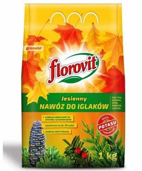 Флоровит для хвойных растений осеннее, мешок 1кг, Польша